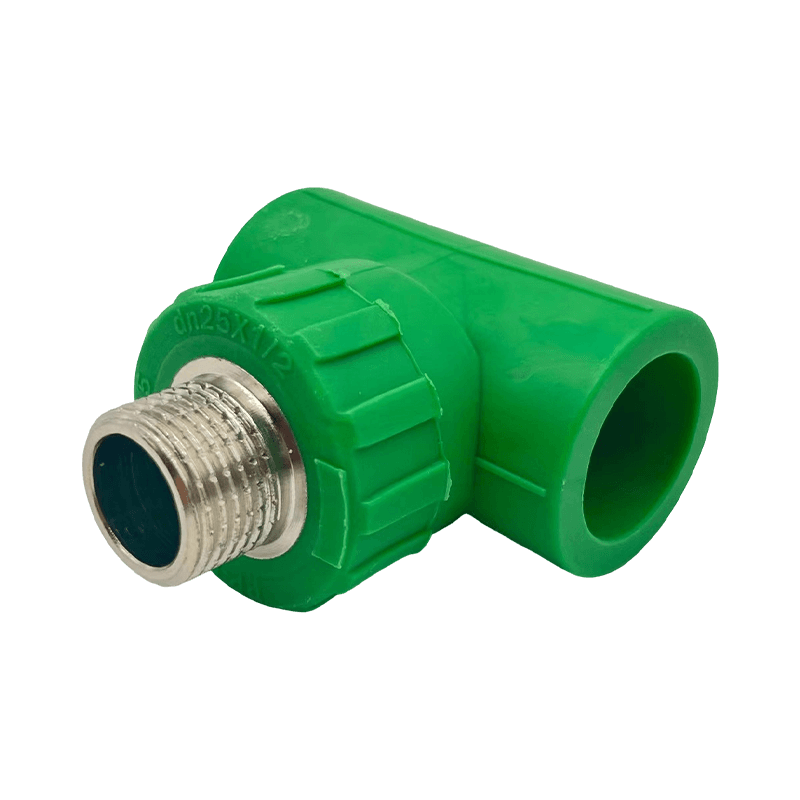 PPR Brass Insert Male Threaded Tee