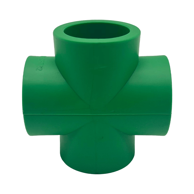 PPR Cross 4-Way Pipe Fitting